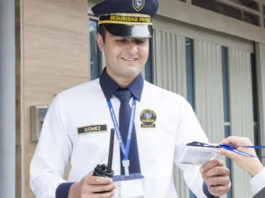 Vigilante de seguridad security guard watchman empresa de seguridad privada private security company