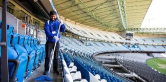 Limpiadores de Eventos en Estadios Empleo Sin Experiencia en USA Angel of the Winds Arena Part Time Stadium Event Cleaners Employment Without Experience in USA