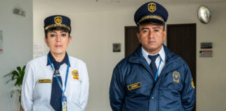 Personal de seguridad vigiladores vigiladoras personal d eseguridad security guard watcman hombre y mujer vigilantes de seguridad