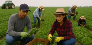Trabajadores de Campo para Cosecha de Cilantro en Estados Unidos Empleo en Greenfield Empleo en California Field Workers for Cilantro Harvest in USA Employment in California