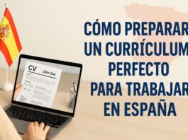 Currículum para España CV europeo plantilla gratis CV CV for Spain free European CV template Formato Europeo European Format